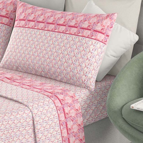 Completo Lenzuola Letto Matrimoniale Irge Maculata In Cotone 100% Stampato – Italia Magazzini