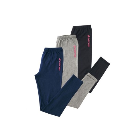 Leggins sportivo Lotto LA1010 con logo sulla gamba 