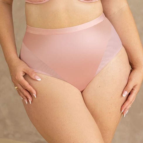 Perizoma micro-satin e tulle Krisline sugar