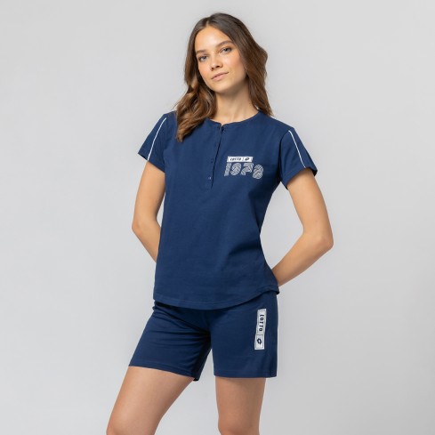 Pigiama donna corto sportivo Lotto LP5247