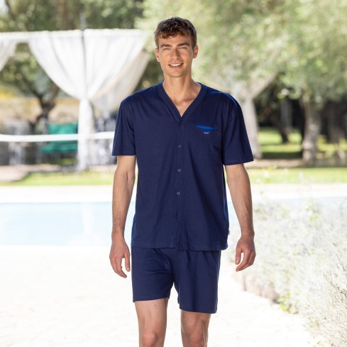 Pigiama uomo estivo 100% cotone Irge MIC2697