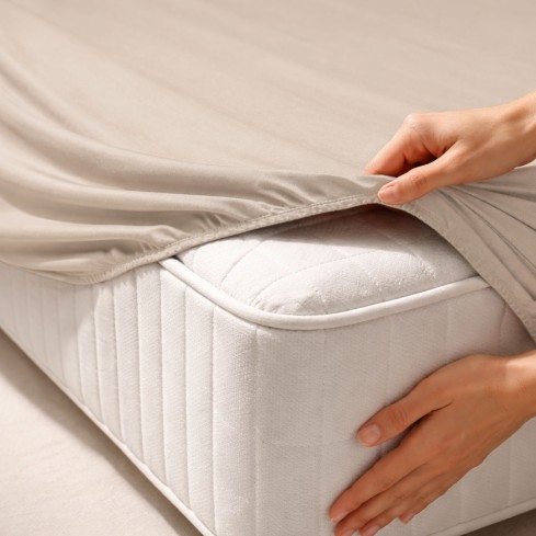 Lenzuolo sotto con angoli 100% cotone Preziosa Monza