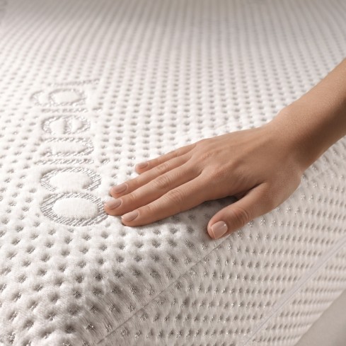 Coprimaterasso con angoli jacquard Novia silver