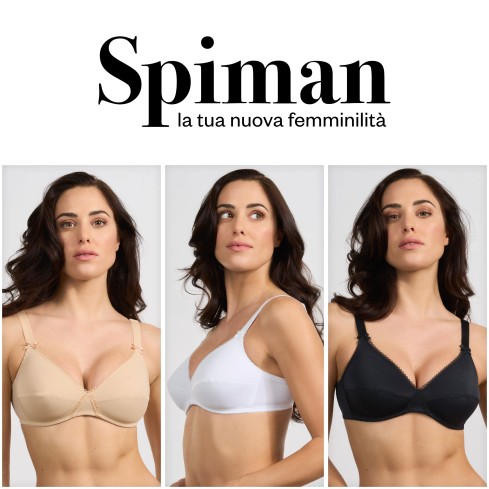 Reggiseno Spiman 2127 senza ferretto tessuto contenitivo