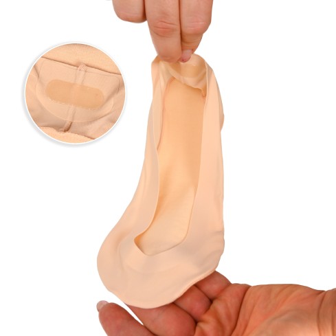 Salvapiede scollatissimo taglio laser silicone tallone Meritex 669