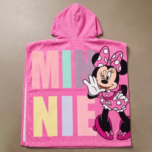 Poncho asciugamano 100% cotone topolina Minnie Disney