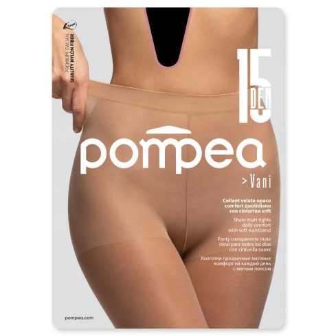 Collant Pompea Vani 15 velati opachi 6 paia