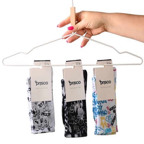 Calze corte tennis cotone stampa HD fantasia Prisco C