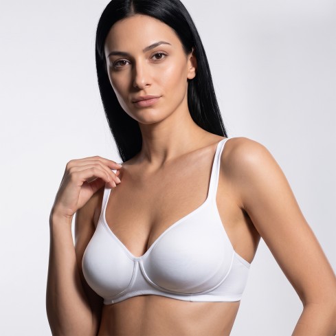 Reggiseno senza ferretto Gios Cannella preformato coppa B avanti