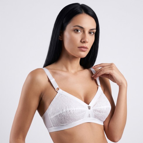 Reggiseno senza ferretto Gios Cris cot contenitivo coppa B avanti