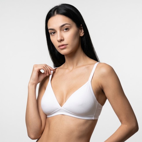 Reggiseno senza ferretto Gios Sesamo preformato coppa B avanti