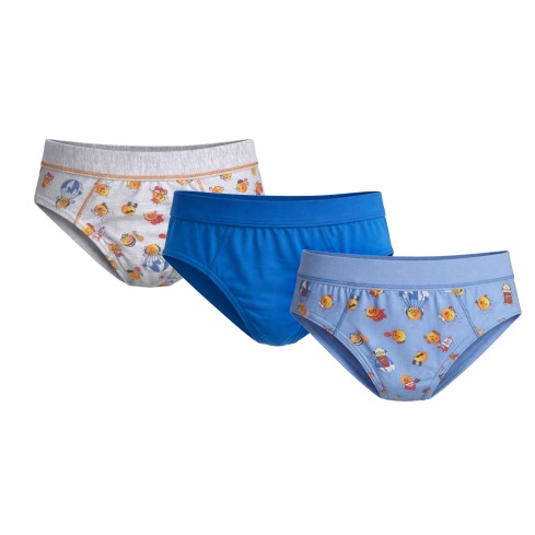 Slip bimbo assortiti in cotone Remare 703 - 3 paia