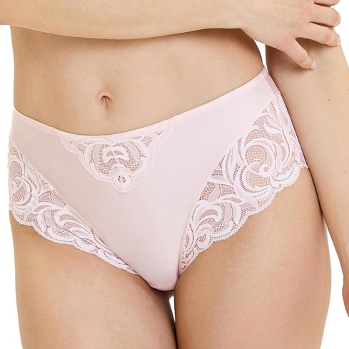 Slip donna vita alta pizzo e microfibra Sans Complexe 61PAO67