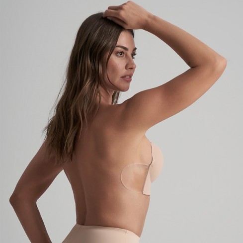 Reggiseno scollo profondo adesivo Bye bra Seamless U‐Style Bra