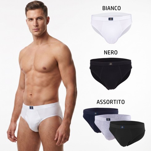 Slip uomo Slight Raul con elastico logato 3 pz.