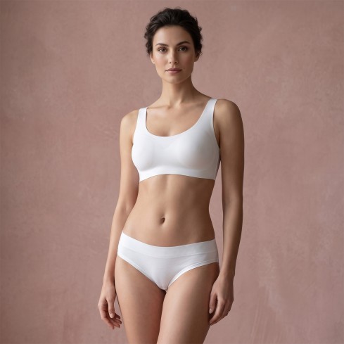 Slip donna vita bassa Lovelygirl 3679 in cotone modal 3 pezzi