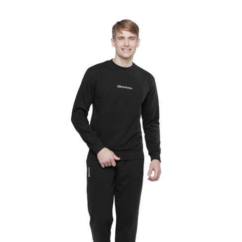 Tuta uomo tinta unita in cotone felpato Superga SMW25696