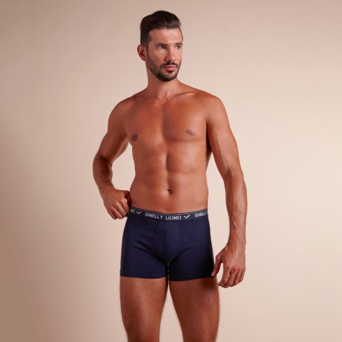 Boxer uomo elasticizzati cotone Snelly U110E 6 pz