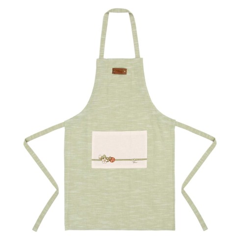 Set da Cucina presina, guanto e grembiule + vassoio in legno Country Bloom Thun