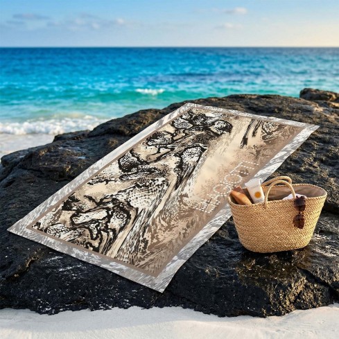Telo mare fantasia animalier Laura Biagiotti travel floria A
