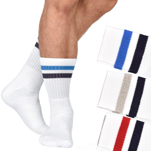 Calze Tennis Made in Italy Cotone Prisco 3 paia