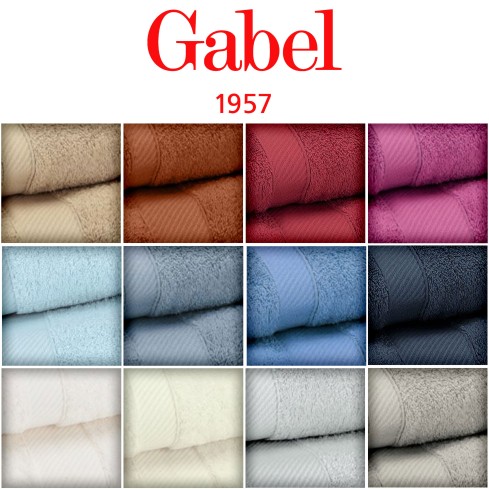 Asciugamani Gabel coppia 1+1 420 gr/mq