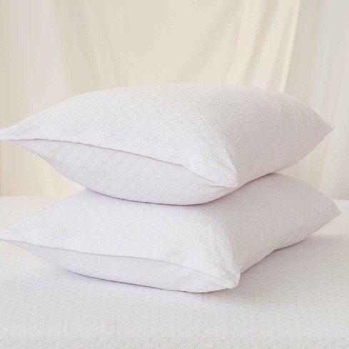 Coppia di Federe in Spugna Jersey Biancaluna Ghoni