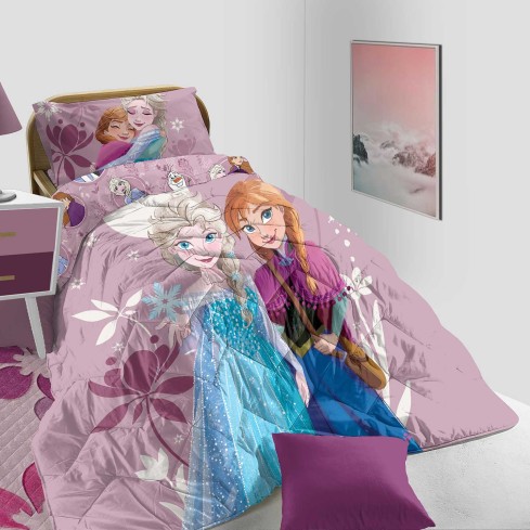 Copriletto trapunta invernale Frozen Disney