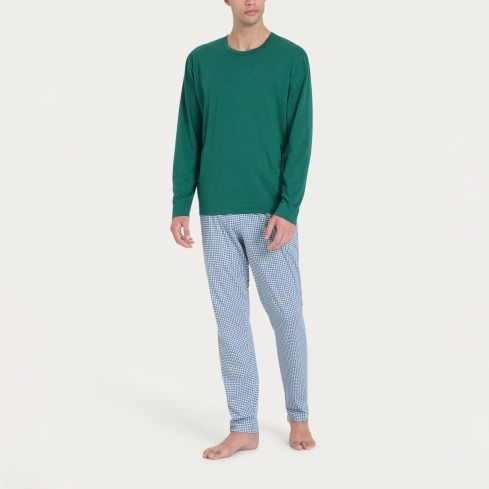 Pigiama Uomo in cotone maglia girocollo Ragno U899NQ
