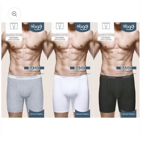 Boxer da uomo Sloggi long gamba lunga