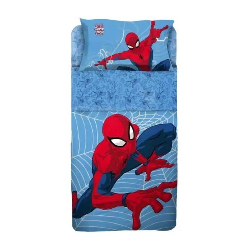 Completo letto Spiderman 100% cotone Marvel