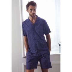 Pigiama uomo corto aperto Admas 55298 fantasia cotone