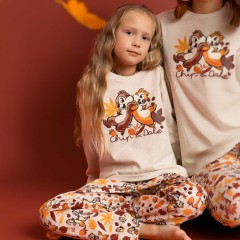 Pigiama bambina Cip & Ciop in caldo cotone Admas 63263