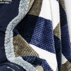 Coperta in soffice coral a quadri Admas 69110