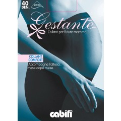 Collant premaman gestante gravidanza velato 40 den Cabifi