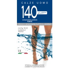 Calze uomo compressione graduata Cabifi 140 den