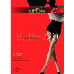 Collant velato Omsa Super 20 den elasticizzato lycra 5 paia