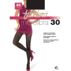 Collant microfibra Filodoro semi coprente 30 den 6 paia