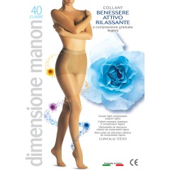 Collant compressione graduata Cabifi Manon 40 den riposanti