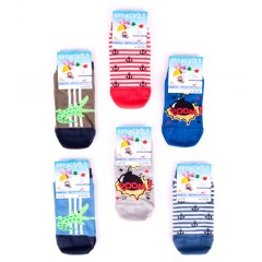 Fantasmino bimbo Leon D'Oro antiscivolo 053 fantasia 6 pz.