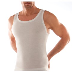 Canottiera uomo Liabel spalla larga cotone e lana 05321223