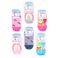 Fantasmino bimba Leon D'Oro antiscivolo 054 fantasia 6 pz