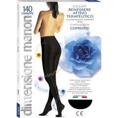 Collant cabifi 140 denari coprente compressione graduata forte
