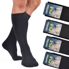 Calze lunghe invernali Meritex 200 in pile caldo 4 paia
