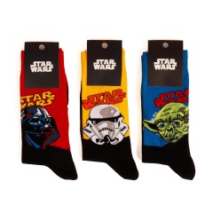 Calze corte assortite star wars 21832 3paia