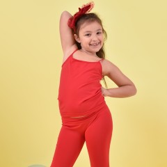 Top caraco bimba Intimorosa in microfibra elasticizzata