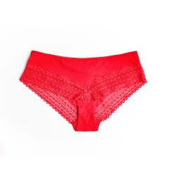 Slip donna cotone elasticizzato con pizzo Admas 41688