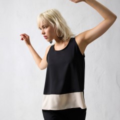 Canotta Spalla Larga Donna sottogiacca bicolore Jadea 4763