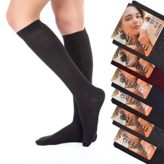 Calze lunghe assortite caldo cotone Meritex 610 6 paia