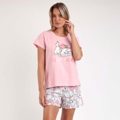 Pigiama donna Aristogatti cotone Disney 63301